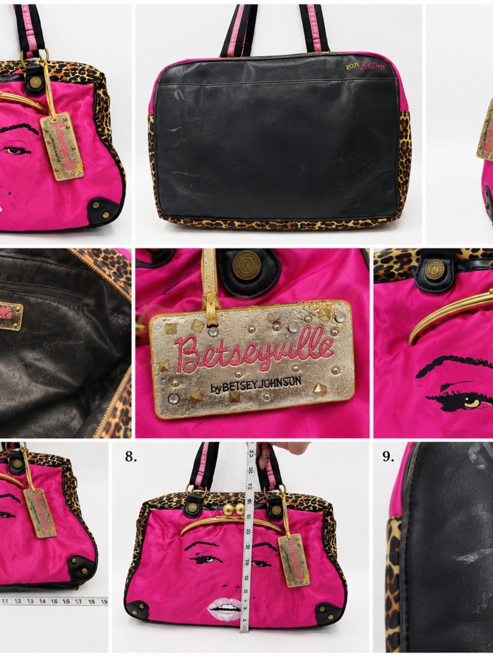 Pink & Leopard Tote Bag